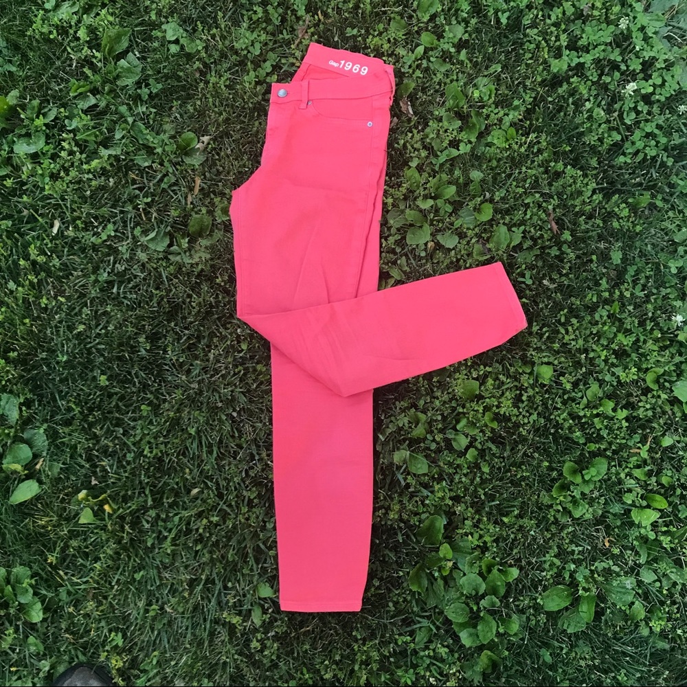Gap Legging Jean in Orange